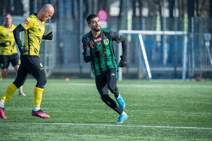 Football. Betclic 1/2 Liga. Stal Stalowa Wola - KS Wieczysta Krakow. 07.02.2025