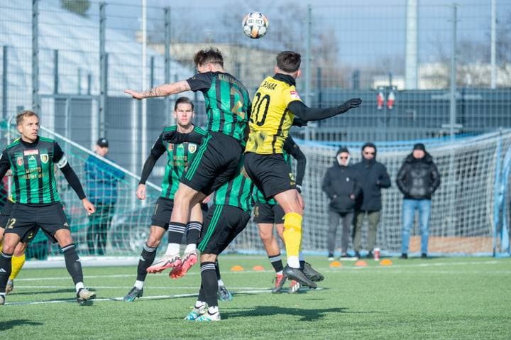 Football. Betclic 1/2 Liga. Stal Stalowa Wola - KS Wieczysta Krakow. 07.02.2025