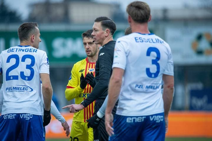 Football. PKO BP Ekstraklasa. Stal Mielec - Korona Kielce. 01.03.2025