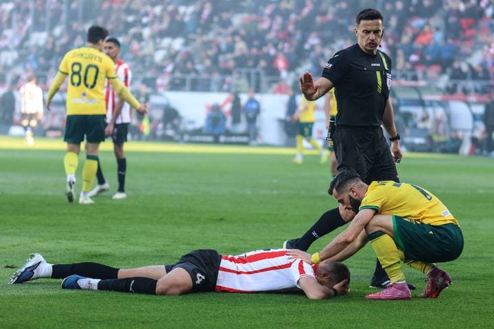 Football. PKO BP Ekstraklasa. Cracovia - GKS Katowice. 21.03.2026
