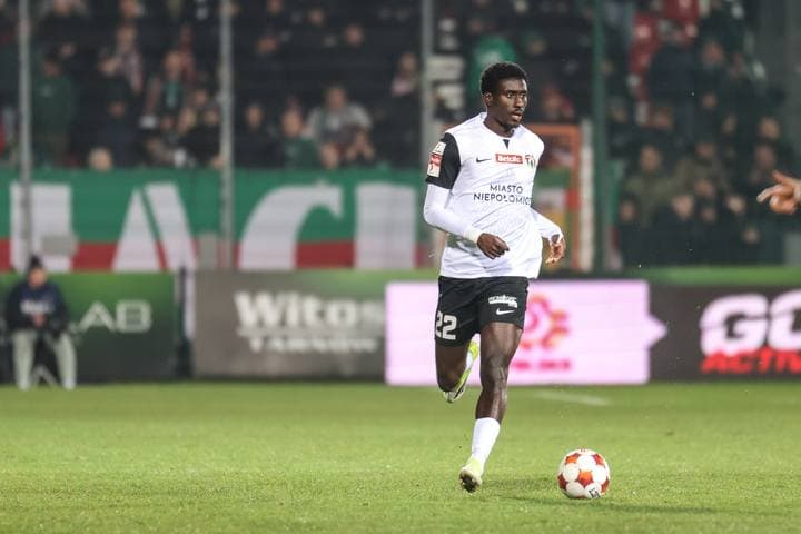Football. Betclic I Liga. Puszcza Niepolomice - Slask Wroclaw. 21.03.2026