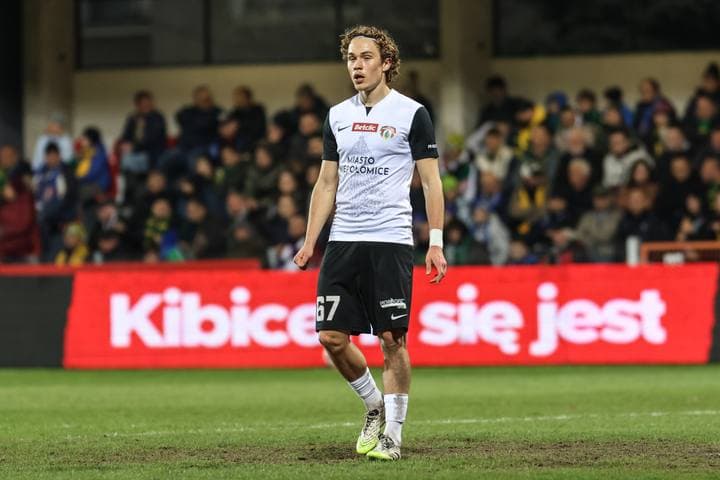 Football. Betclic I Liga. Puszcza Niepolomice - Slask Wroclaw. 21.03.2026