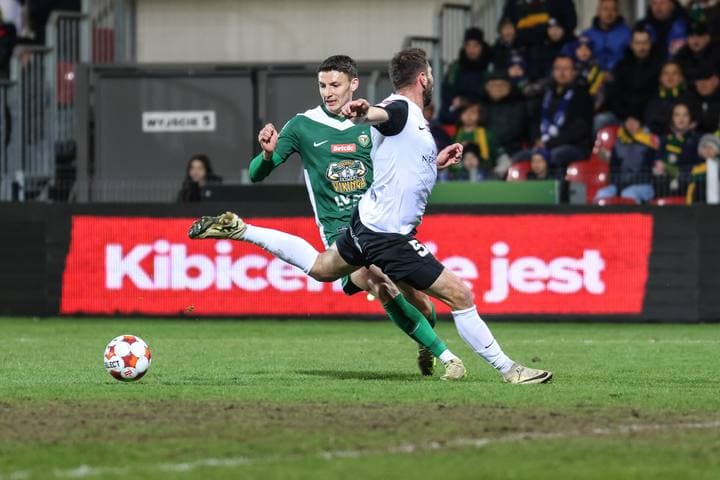 Football. Betclic I Liga. Puszcza Niepolomice - Slask Wroclaw. 21.03.2026