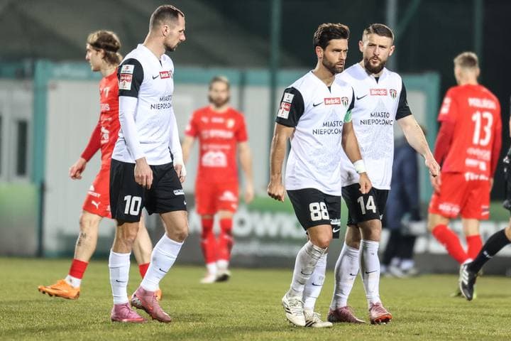 Football. Betclic I Liga. Puszcza Niepolomice - Pogon Siedlce. 06.03.2026