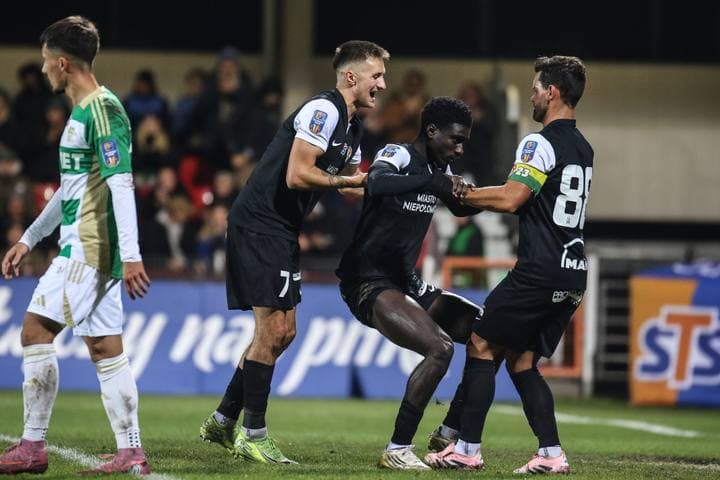 Football. STS Puchar Polski. Puszcza Niepolomice - Lechia Gdansk. 29.10.2025