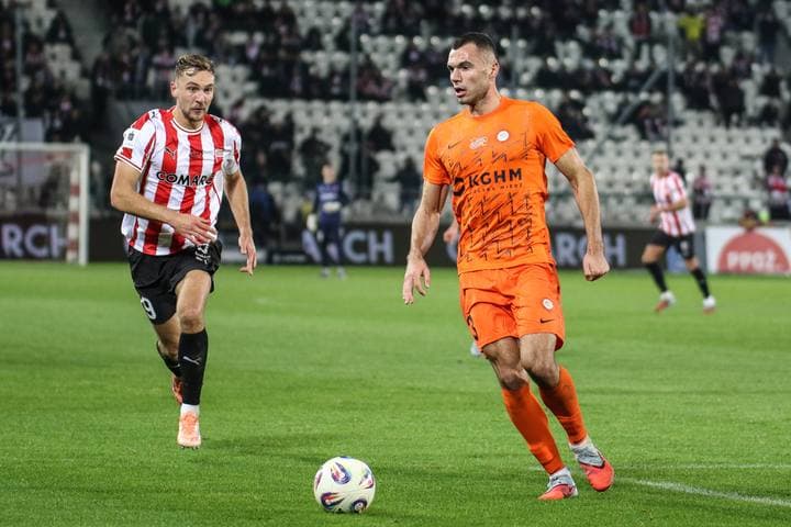 Football. PKO BP Ekstraklasa. Cracovia - KGHM Zaglebie Lubin. 03.11.2025