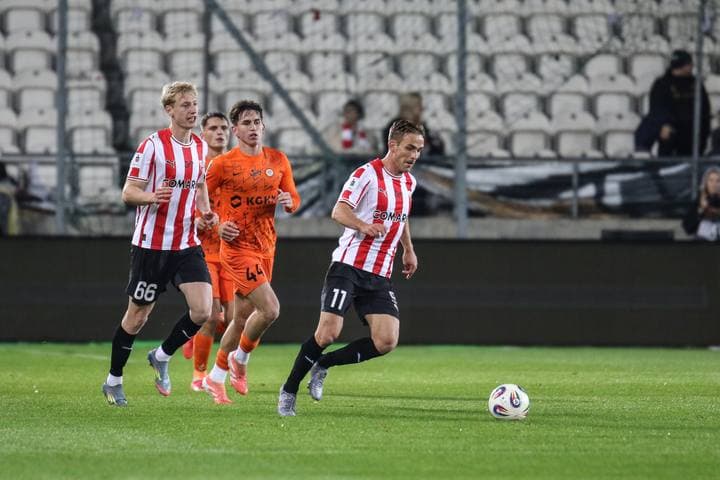 Football. PKO BP Ekstraklasa. Cracovia - KGHM Zaglebie Lubin. 03.11.2025
