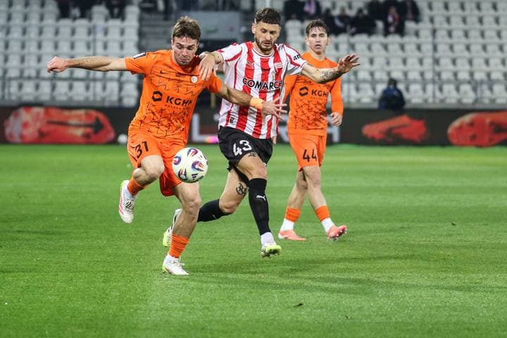 Football. PKO BP Ekstraklasa. Cracovia - KGHM Zaglebie Lubin. 03.11.2025