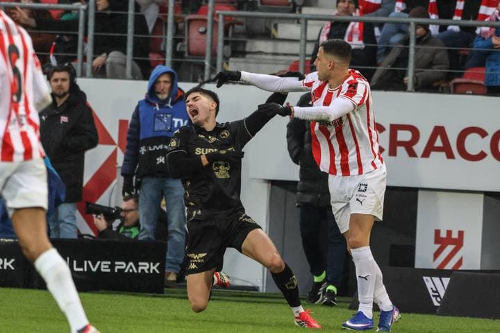 Football. PKO BP Ekstraklasa. Cracovia - Jagiellonia Bialystok. 14.02.2026
