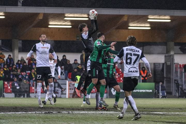 Football. Betclic I Liga. Puszcza Niepolomice - Gornik Leczna. 08.02.2026