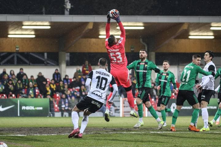 Football. Betclic I Liga. Puszcza Niepolomice - Gornik Leczna. 08.02.2026