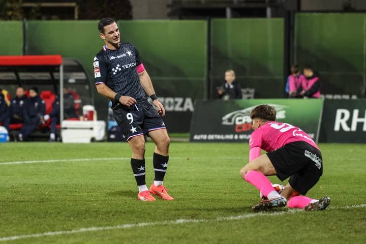 Football. Betclic I Liga. Puszcza Niepolomice - Wisla Krakow. 20.10.2025