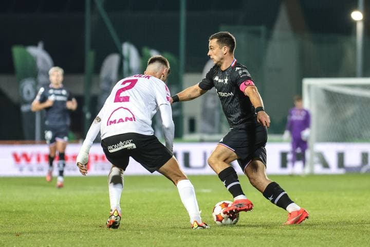 Football. Betclic I Liga. Puszcza Niepolomice - Wisla Krakow. 20.10.2025