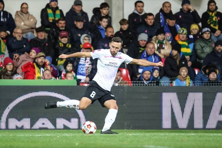 Football. Betclic I Liga. Puszcza Niepolomice - Wisla Krakow. 20.10.2025