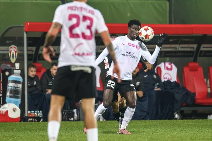 Football. Betclic I Liga. Puszcza Niepolomice - Wisla Krakow. 20.10.2025