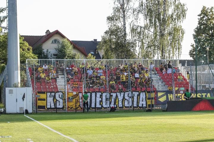 Football. Betclic 1 Liga. Puszcza Niepolomice - Wieczysta Krakow. 11.08.2025