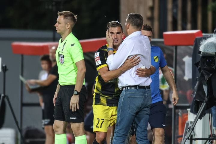Football. Betclic 1 Liga. Puszcza Niepolomice - Wieczysta Krakow. 11.08.2025