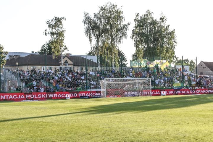 Football. Betclic 1 Liga. Puszcza Niepolomice - Wieczysta Krakow. 11.08.2025
