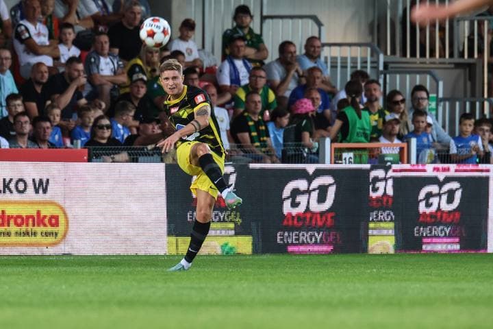Football. Betclic 1 Liga. Puszcza Niepolomice - Wieczysta Krakow. 11.08.2025