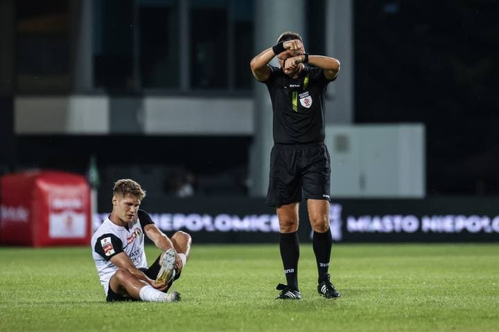 Football. Betclic 1 Liga. Puszcza Niepolomice - Ruch Chorzow. 21.07.2025