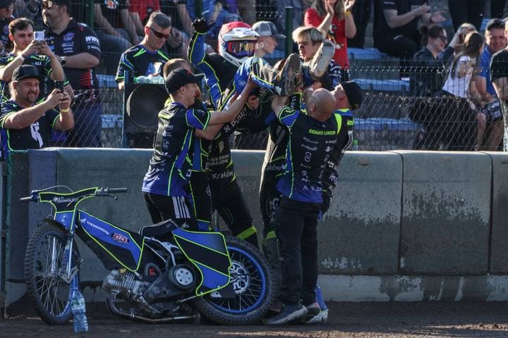 Speedway. Krajowa Liga Zuzlowa. Speedway Krakow - Trans MF Landshut Devils. 25.05.2025