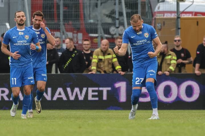 Football. PKO BP Ekstraklasa. Puszcza Niepolomice - Slask Wroclaw. 24.05.2025