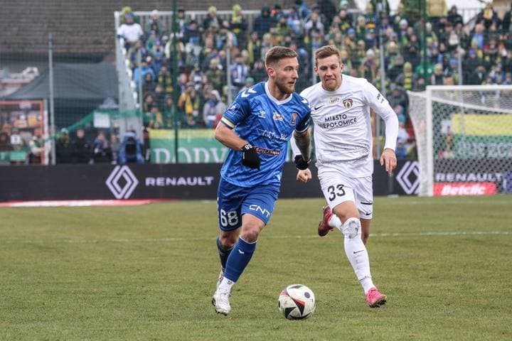Football. PKO BP Ekstraklasa. Puszcza Niepolomice - Motor Lublin. 02.03.2025