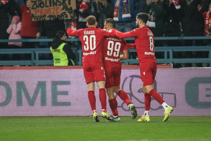 Football. Betclic 1. Liga. Wisla Krakow - LKS Lodz. 30.11.2024