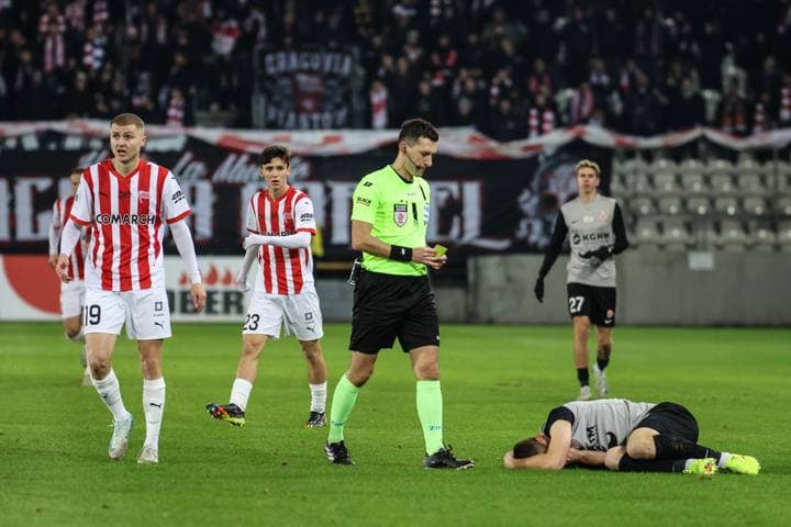 Football. PKO BP Ekstraklasa. Cracovia - Zaglebie Lubin. 29.11.2024