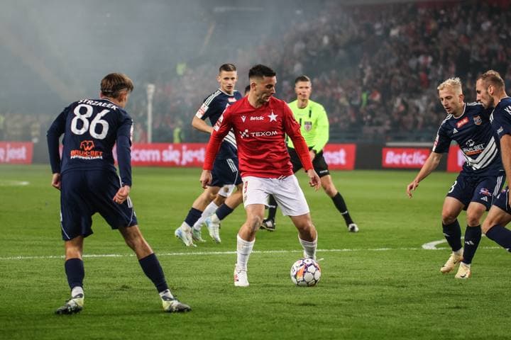 Football. Betclic 1. Liga. Wisla Krakow - Bruk-Bet Termalica Nieciecza. 18.10.2024