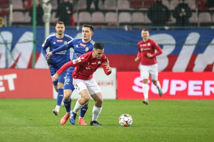 Football. Betclic 1. Liga. Wisla Krakow - Miedz Legnica. 12.12.2024