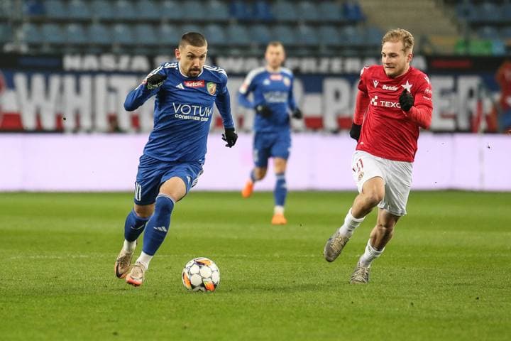 Football. Betclic 1. Liga. Wisla Krakow - LKS Lodz. 30.11.2024