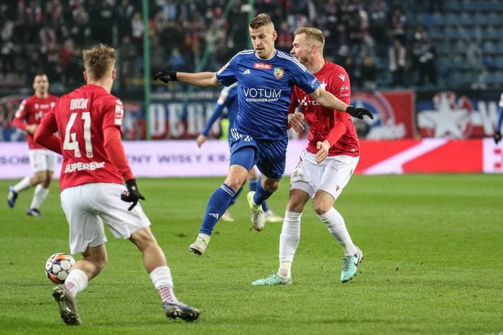 Football. Betclic 1. Liga. Wisla Krakow - LKS Lodz. 30.11.2024