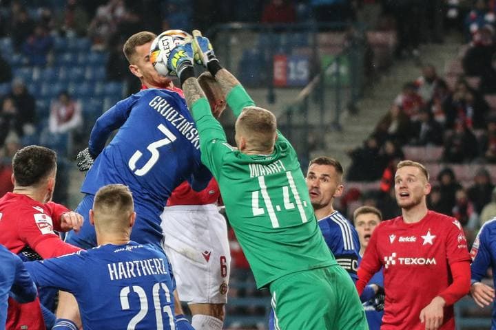 Football. Betclic 1. Liga. Wisla Krakow - Miedz Legnica. 12.12.2024