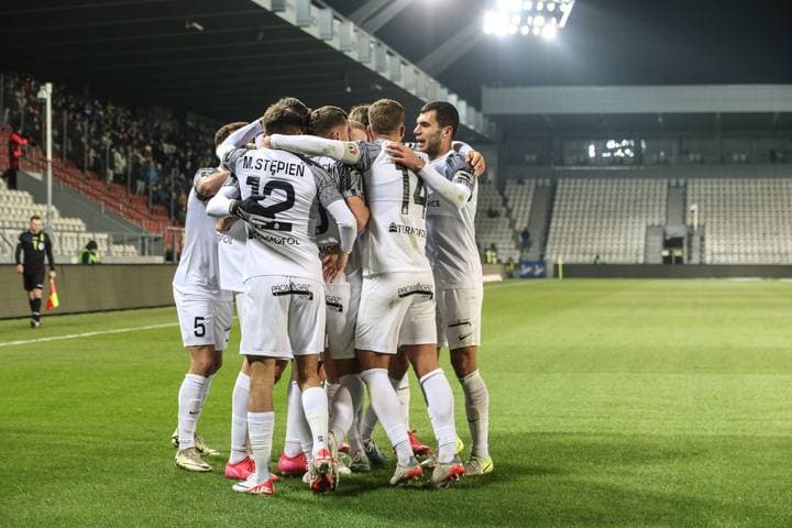 Football. PKO BP Ekstraklasa. Puszcza Niepolomice - Zaglebie Lubin. 10.02.2025