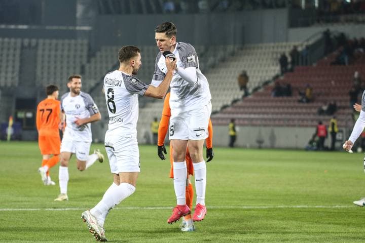 Football. PKO BP Ekstraklasa. Puszcza Niepolomice - Zaglebie Lubin. 10.02.2025