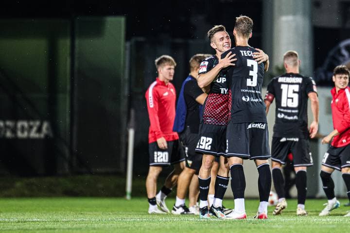 Football. Betclic 1 Liga. Puszcza Niepolomice - GKS Tychy. 21.08.2025