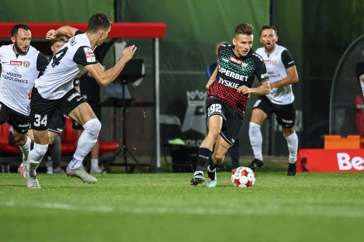 Football. Betclic 1 Liga. Puszcza Niepolomice - GKS Tychy. 21.08.2025