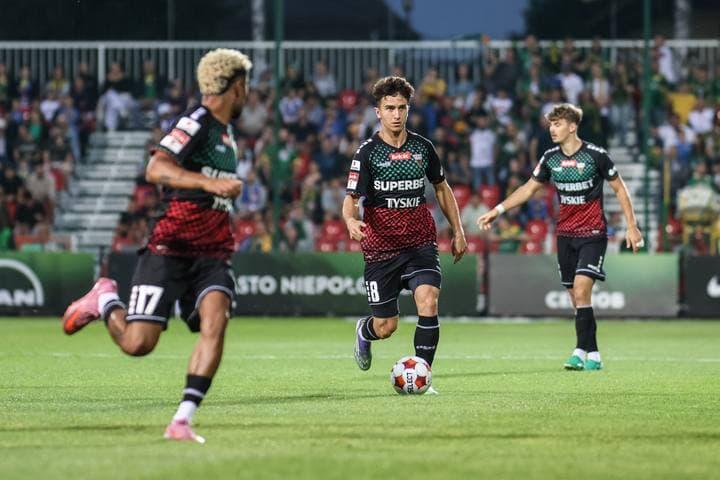 Football. Betclic 1 Liga. Puszcza Niepolomice - GKS Tychy. 21.08.2025