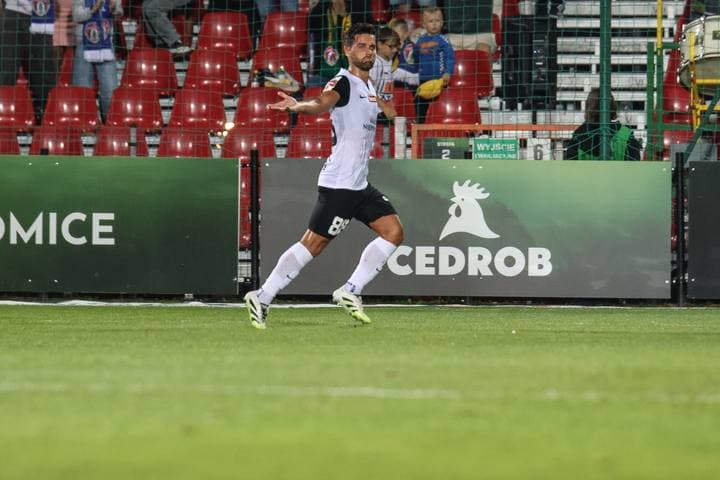 Football. Betclic 1 Liga. Puszcza Niepolomice - GKS Tychy. 21.08.2025