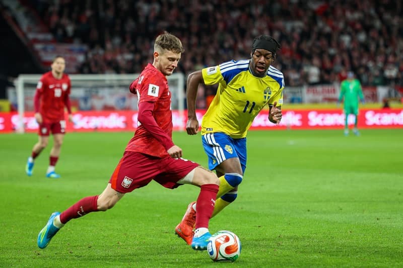 Football. FIFA World Cup Qualifiers. Sweden - Poland. 31.03.2026