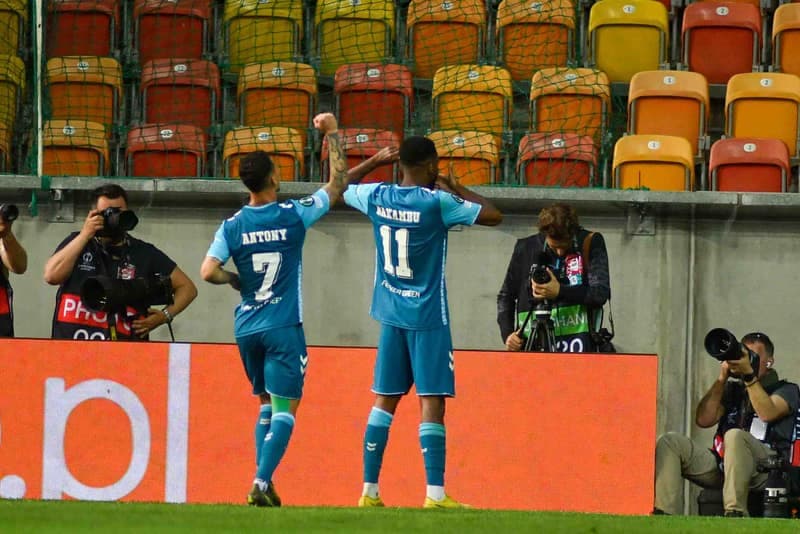 Football. UEFA Conference League. Jagiellonia Bialystok - Real Betis Balompie. 17.04.2025