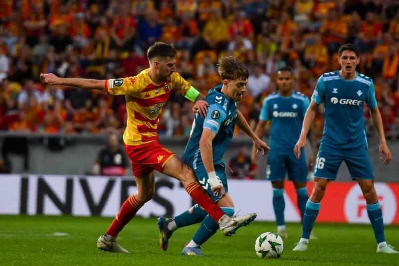 Football. UEFA Conference League. Jagiellonia Bialystok - Real Betis Balompie. 17.04.2025