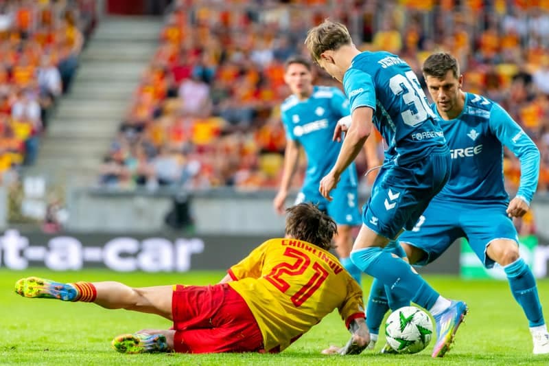 Football. UEFA Conference League. Jagiellonia Bialystok - Real Betis. 17.04.2025