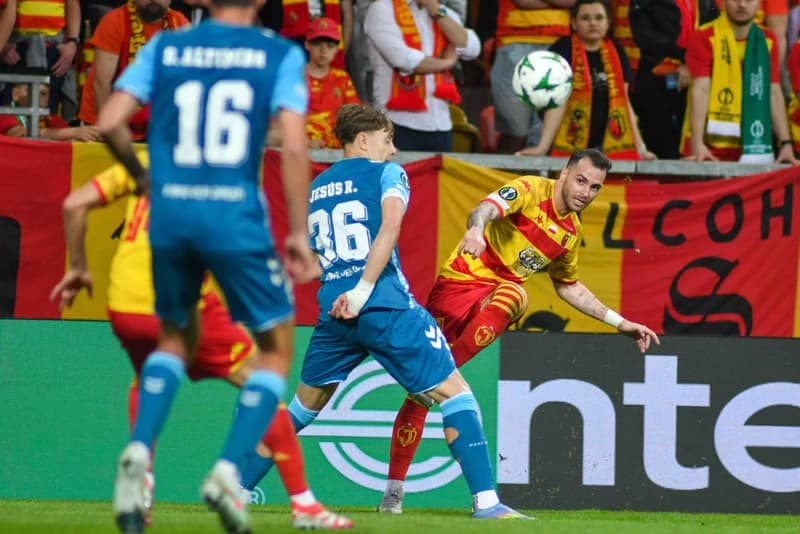 Football. UEFA Conference League. Jagiellonia Bialystok - Real Betis Balompie. 17.04.2025