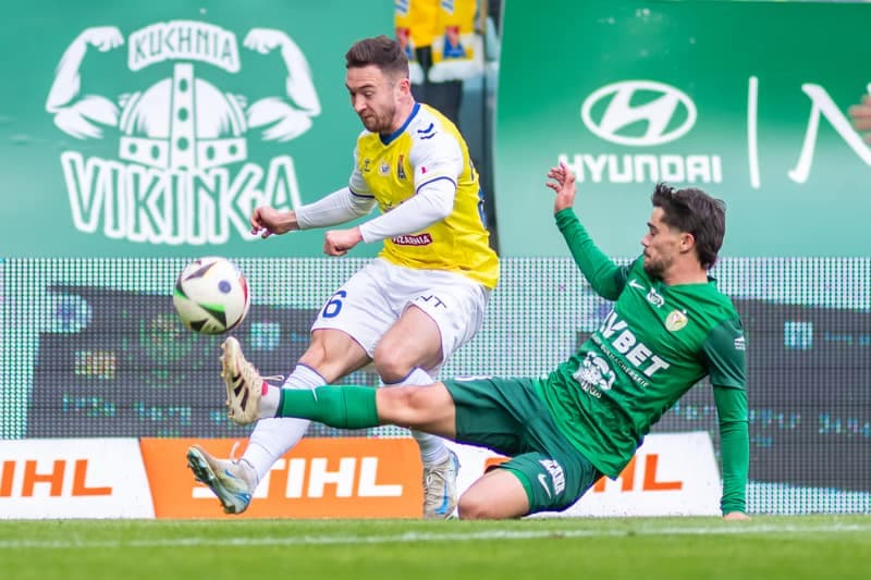 Football. PKO BP Ekstraklasa. Slask Wroclaw - Motor Lublin. 05.04.2025