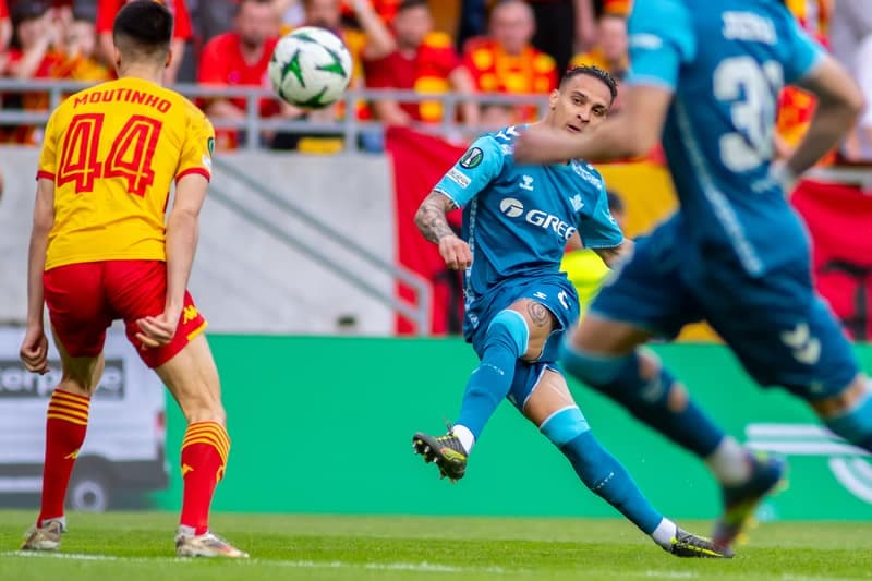 Football. UEFA Conference League. Jagiellonia Bialystok - Real Betis. 17.04.2025