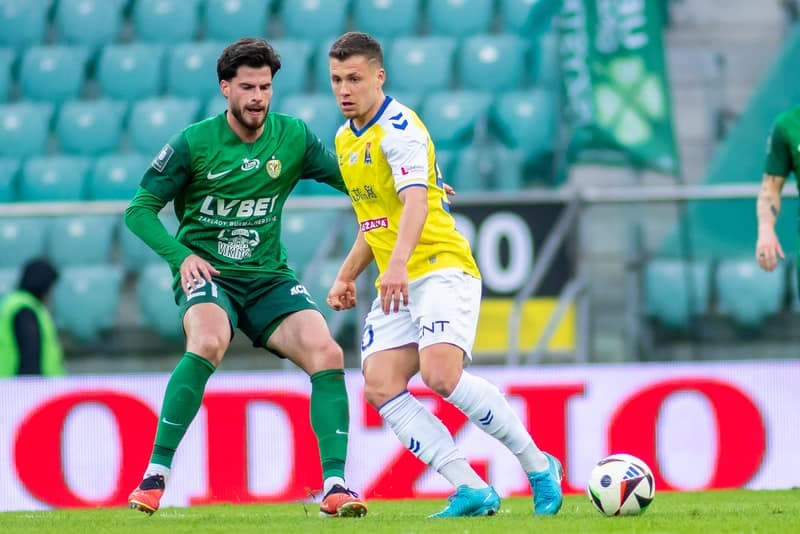Football. PKO BP Ekstraklasa. Slask Wroclaw - Motor Lublin. 05.04.2025