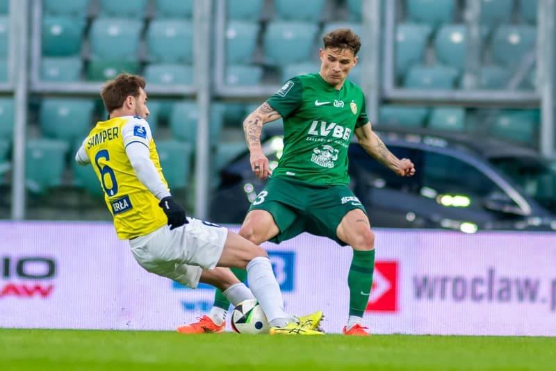Football. PKO BP Ekstraklasa. Slask Wroclaw - Motor Lublin. 05.04.2025