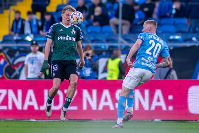 Football. Polish Cup Semi-Final. Ruch Chorzow - Legia Warsaw. 02.04.2025